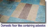 asbestos survey and removal of floor tiles